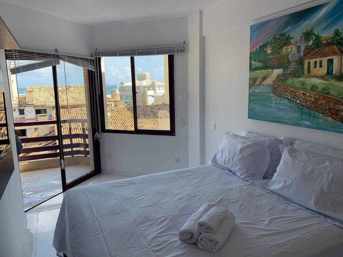 Apartamento Com Vista Do Mar Em Residencial Com Piscina Florianópolis Eksteriør bilde