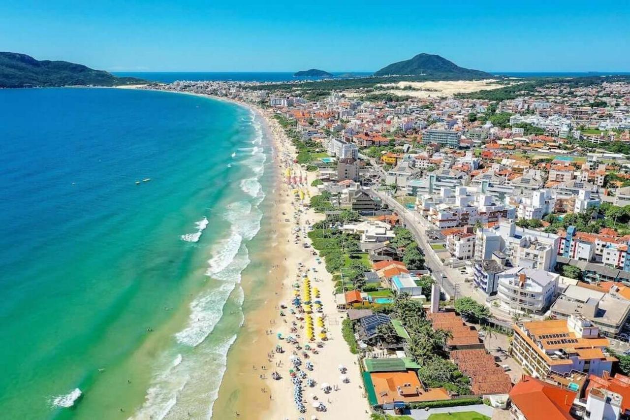 Apartamento Com Vista Do Mar Em Residencial Com Piscina Florianópolis Eksteriør bilde