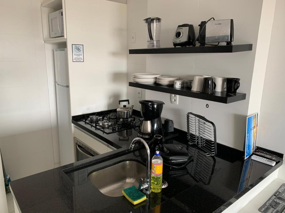 Apartamento Com Vista Do Mar Em Residencial Com Piscina Florianópolis Eksteriør bilde