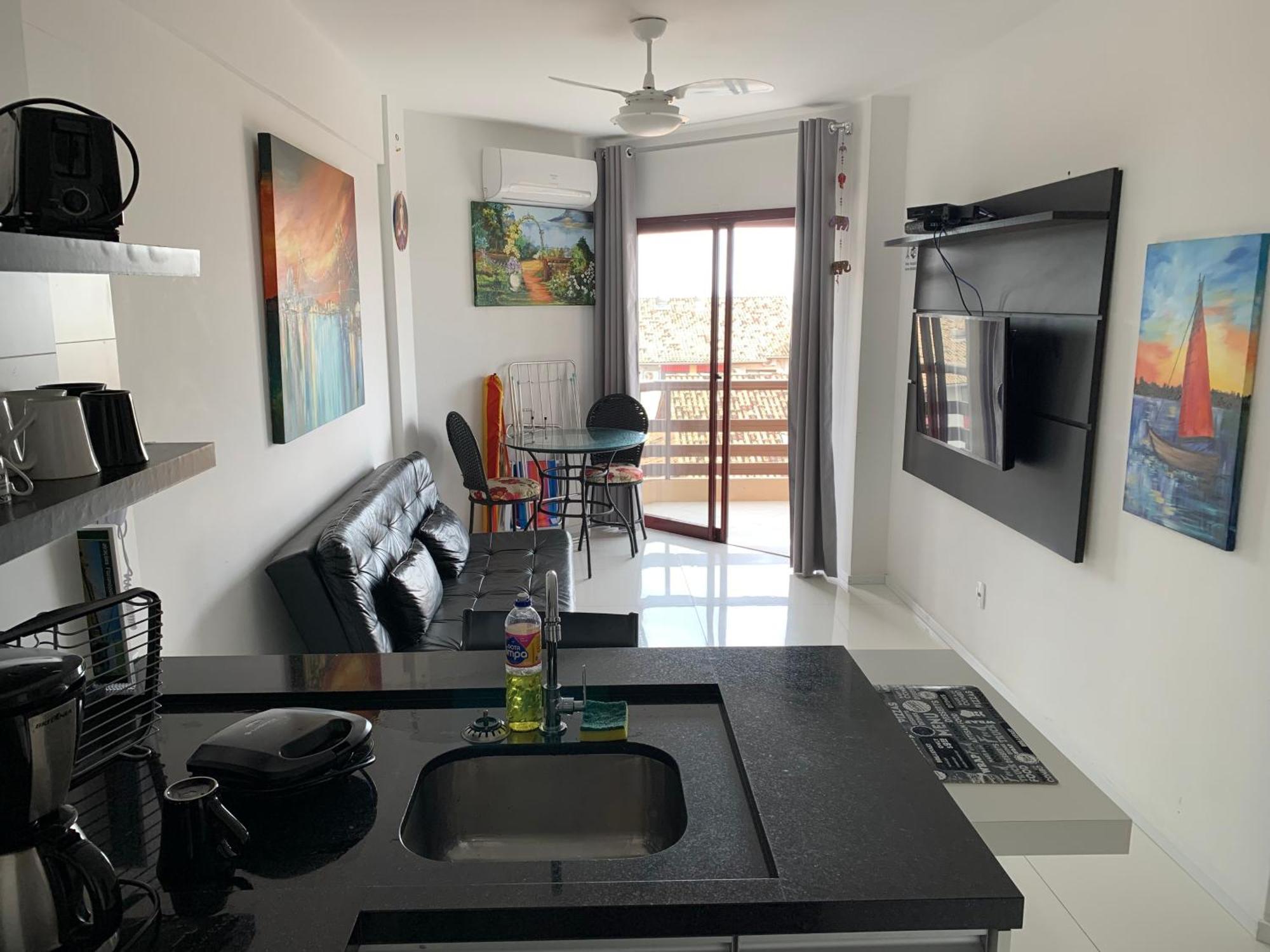Apartamento Com Vista Do Mar Em Residencial Com Piscina Florianópolis Eksteriør bilde