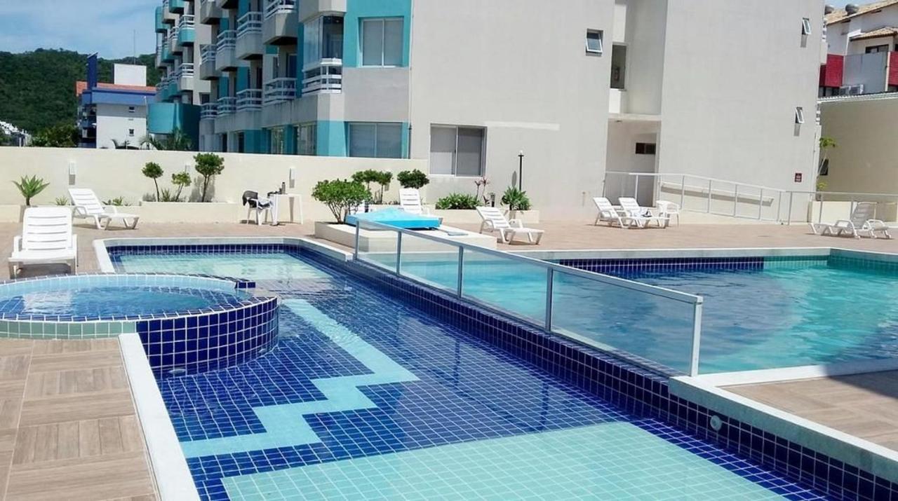 Apartamento Com Vista Do Mar Em Residencial Com Piscina Florianópolis Eksteriør bilde