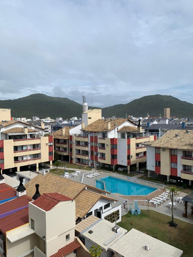 Apartamento Com Vista Do Mar Em Residencial Com Piscina Florianópolis Eksteriør bilde